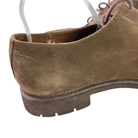 Eddie Bauer Mens Brown Lace UP Oxford Real Leather Casual Shoes Vibram Sole 14 Eddie Bauer Mens Brown Lace UP Oxford Real Leather Casual  main image 2